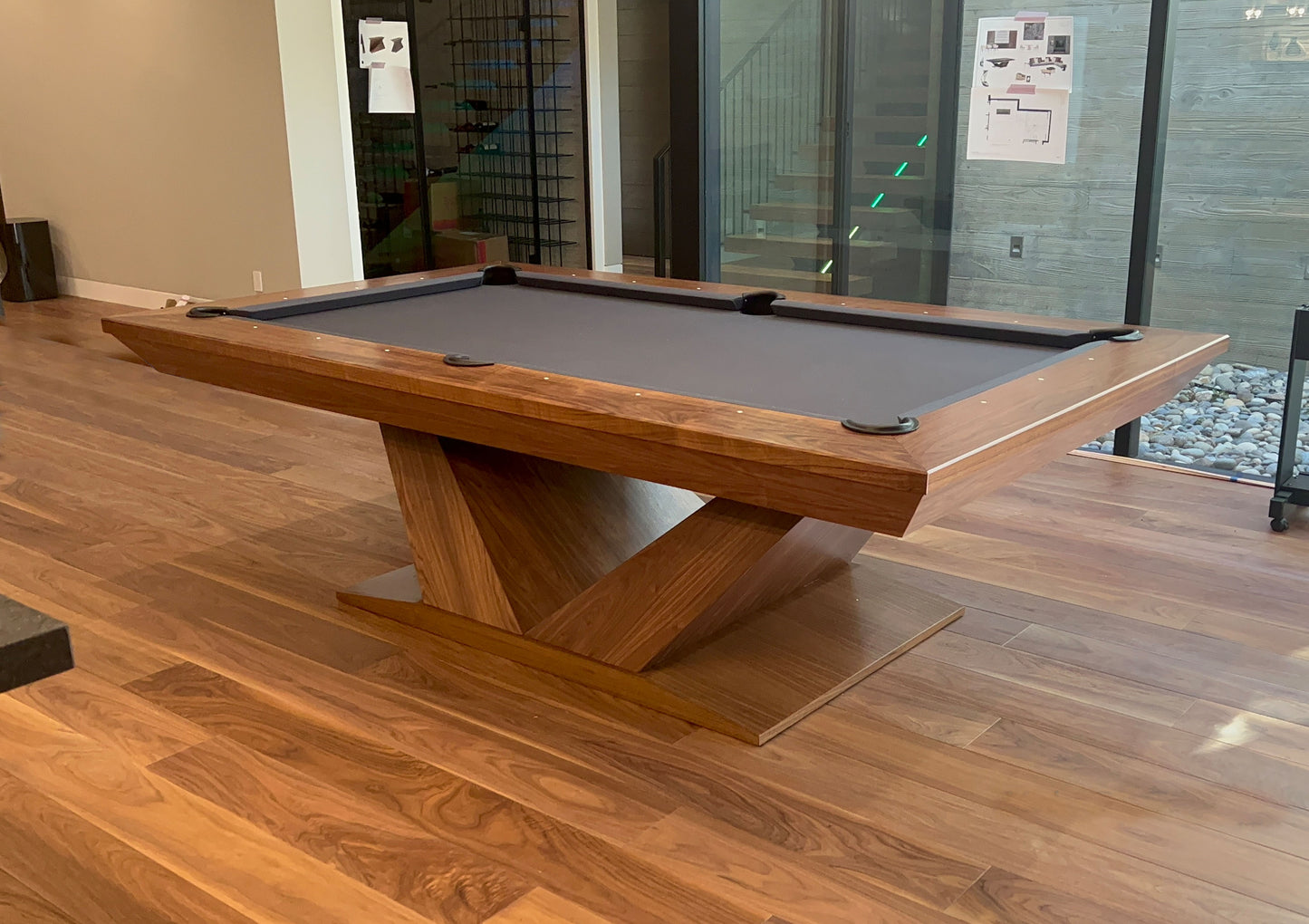 President Pool Table Angle Rails