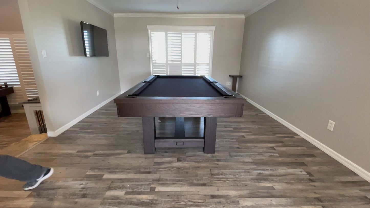 Reno Pool Table Brown