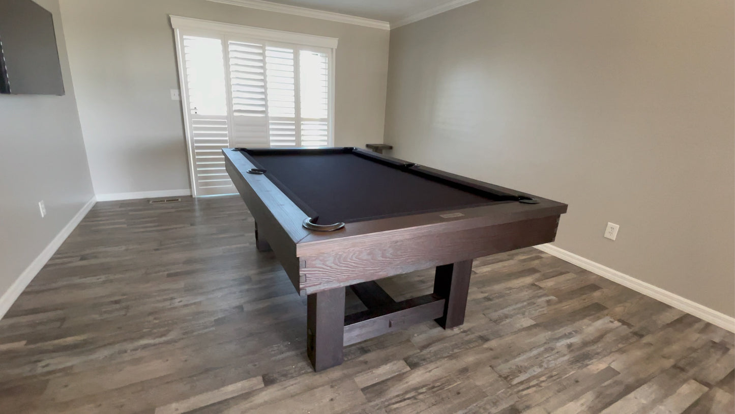 Reno Pool Table Brown