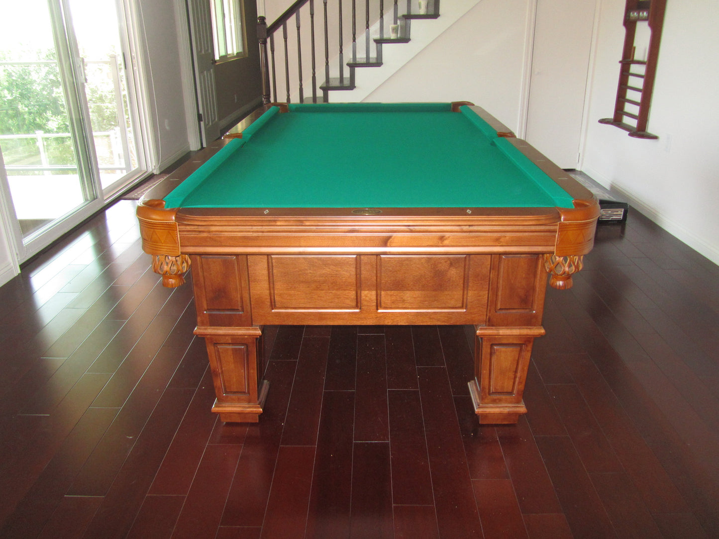 Used Valencia 8'ft Pool Table Teak Finish