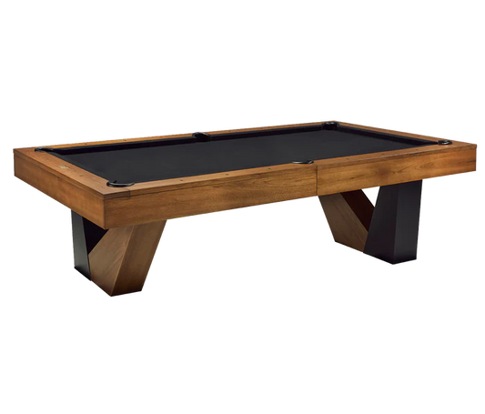 Annex Pool Table Brushed Walnut