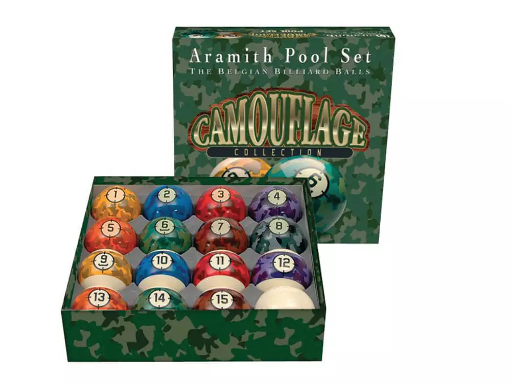 Aramith Camouflage Pool Ball Set