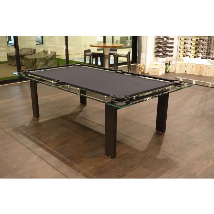 P 2 Glass Pool Table