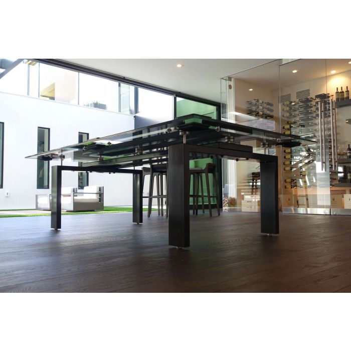 P 2 Glass Pool Table