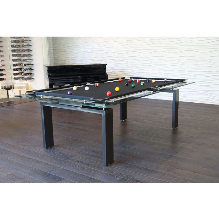 P 2 Glass Pool Table