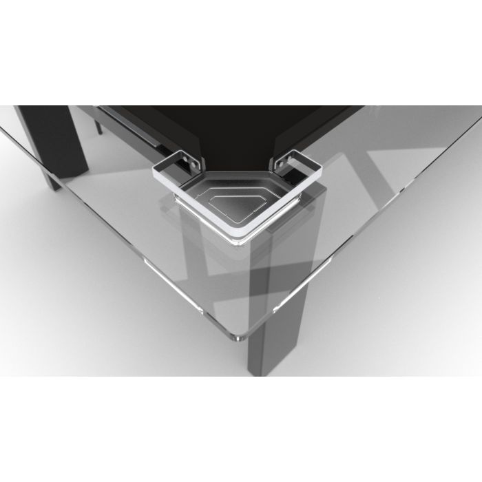 P 2 Glass Pool Table