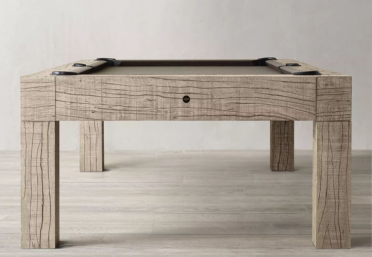 Parsons Pool Table Rustic Grey Oak in stock Delivery in 1 to 3 Days