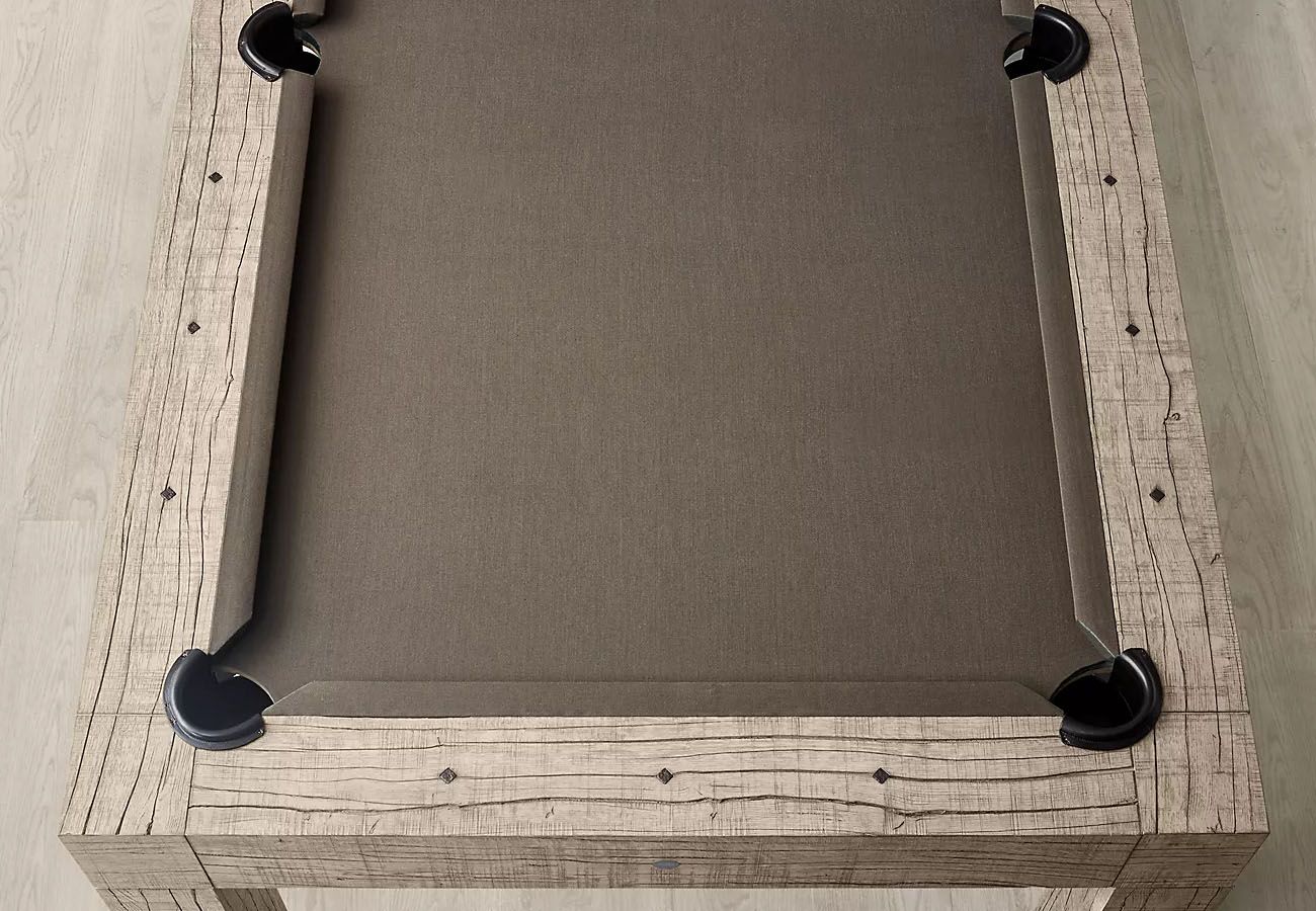 Parsons Pool Table Rustic Grey Oak in stock Delivery in 1 to 3 Days