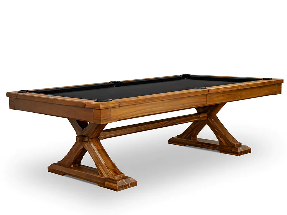 Presidential Kennedy Pool Table — 8 foot, Natural Acacia