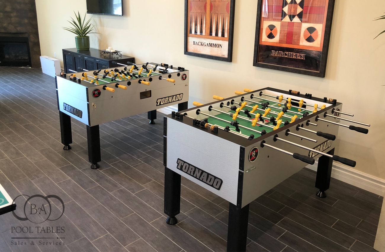 Tornado Foosball Table T3000 Silver