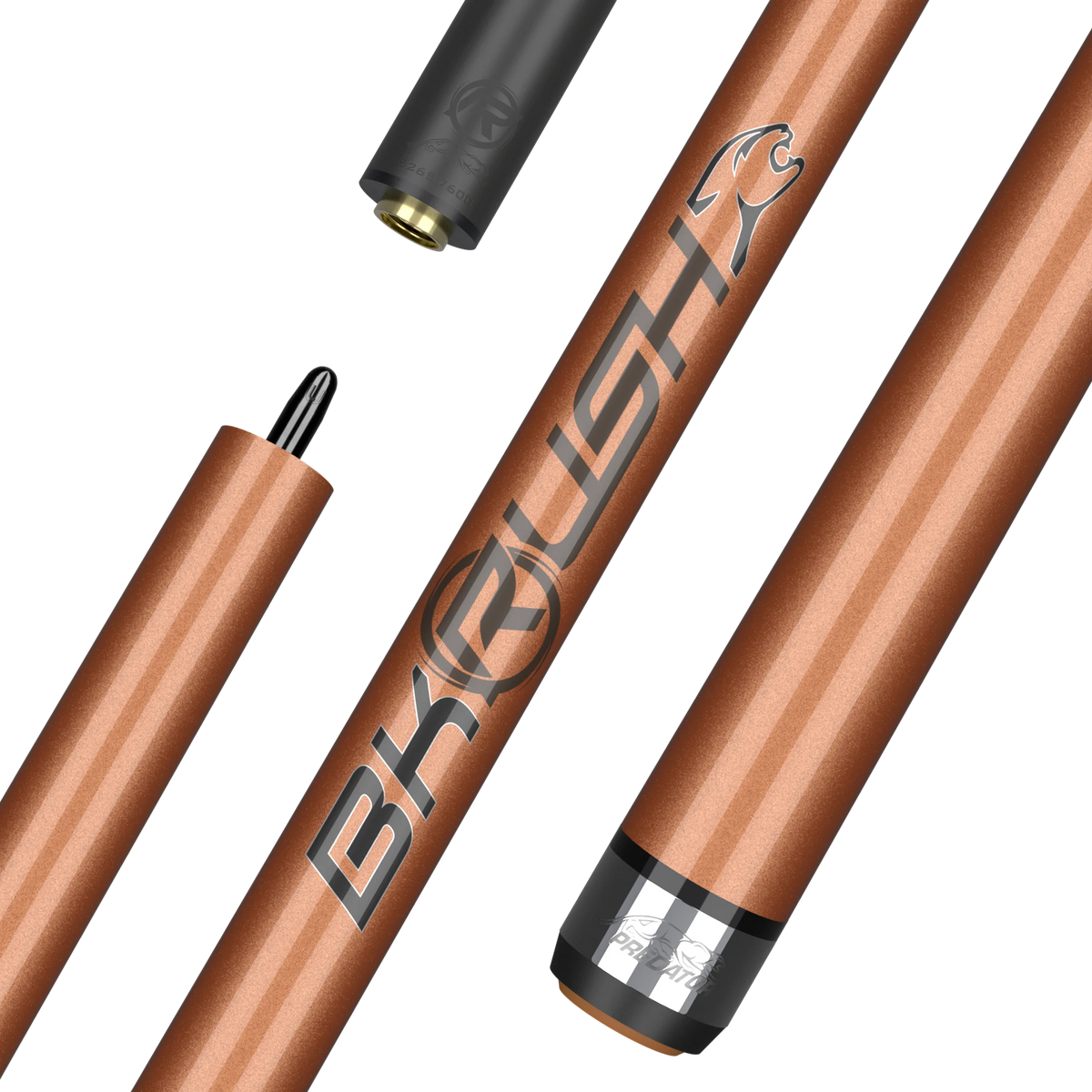 Predator BK Rush Tiger Eye Break Cue - No Wrap