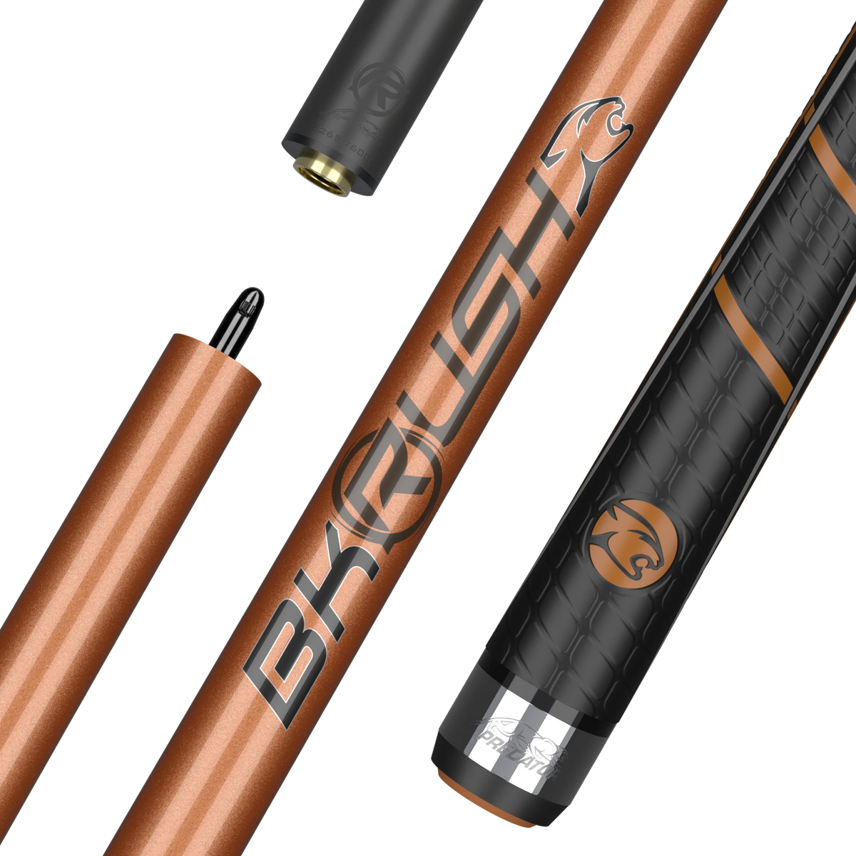Predator BK Rush Tiger Eye Break Cue - Sport Wrap