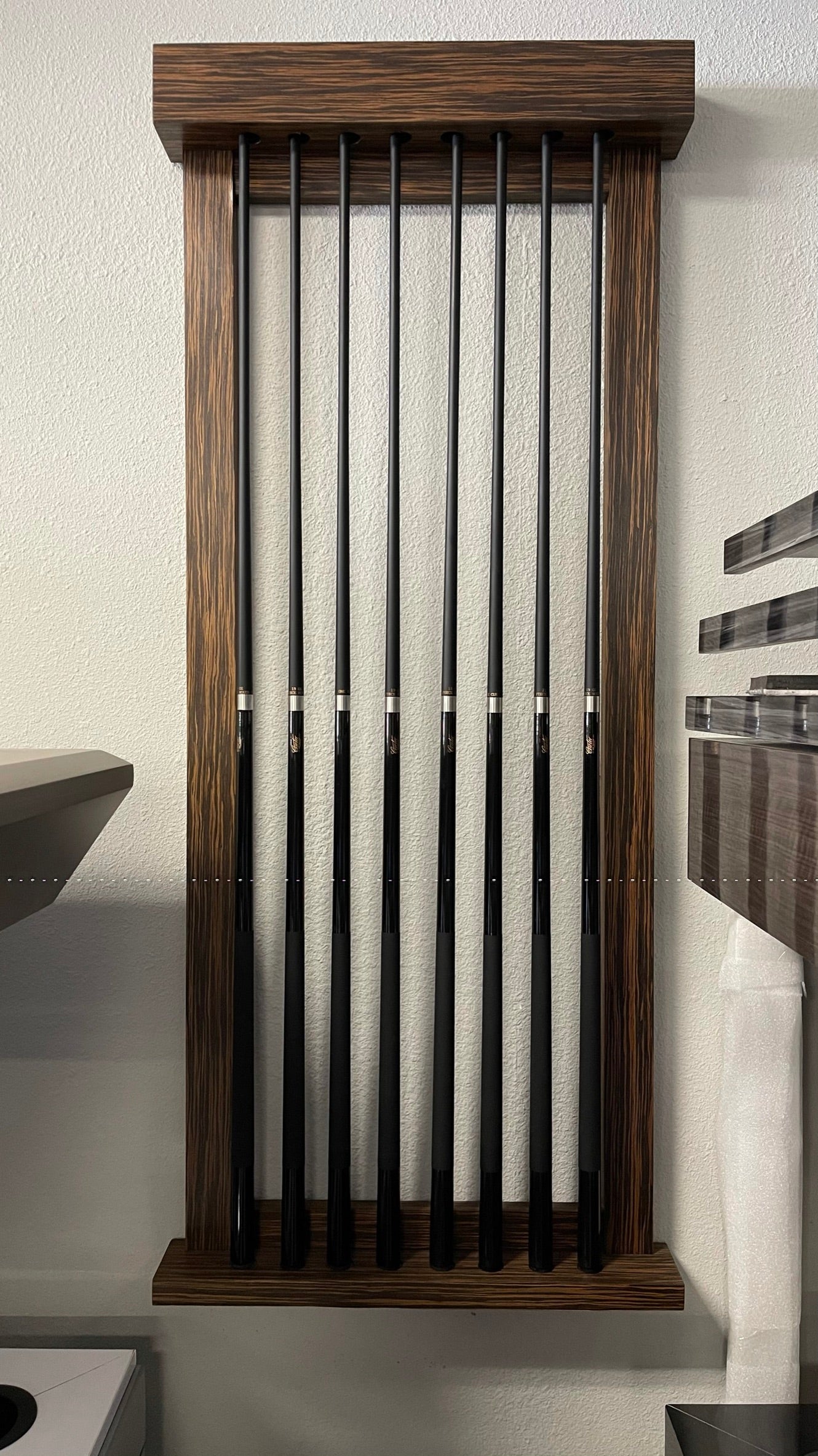Modern Wall Cue Rack