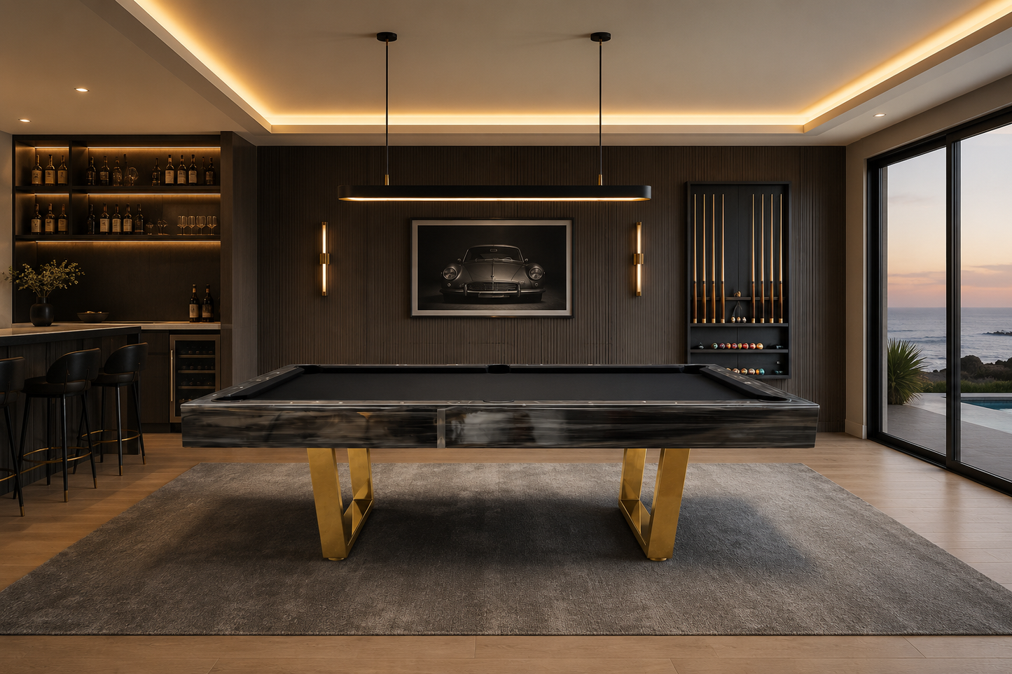 Adam Modern Pool Table