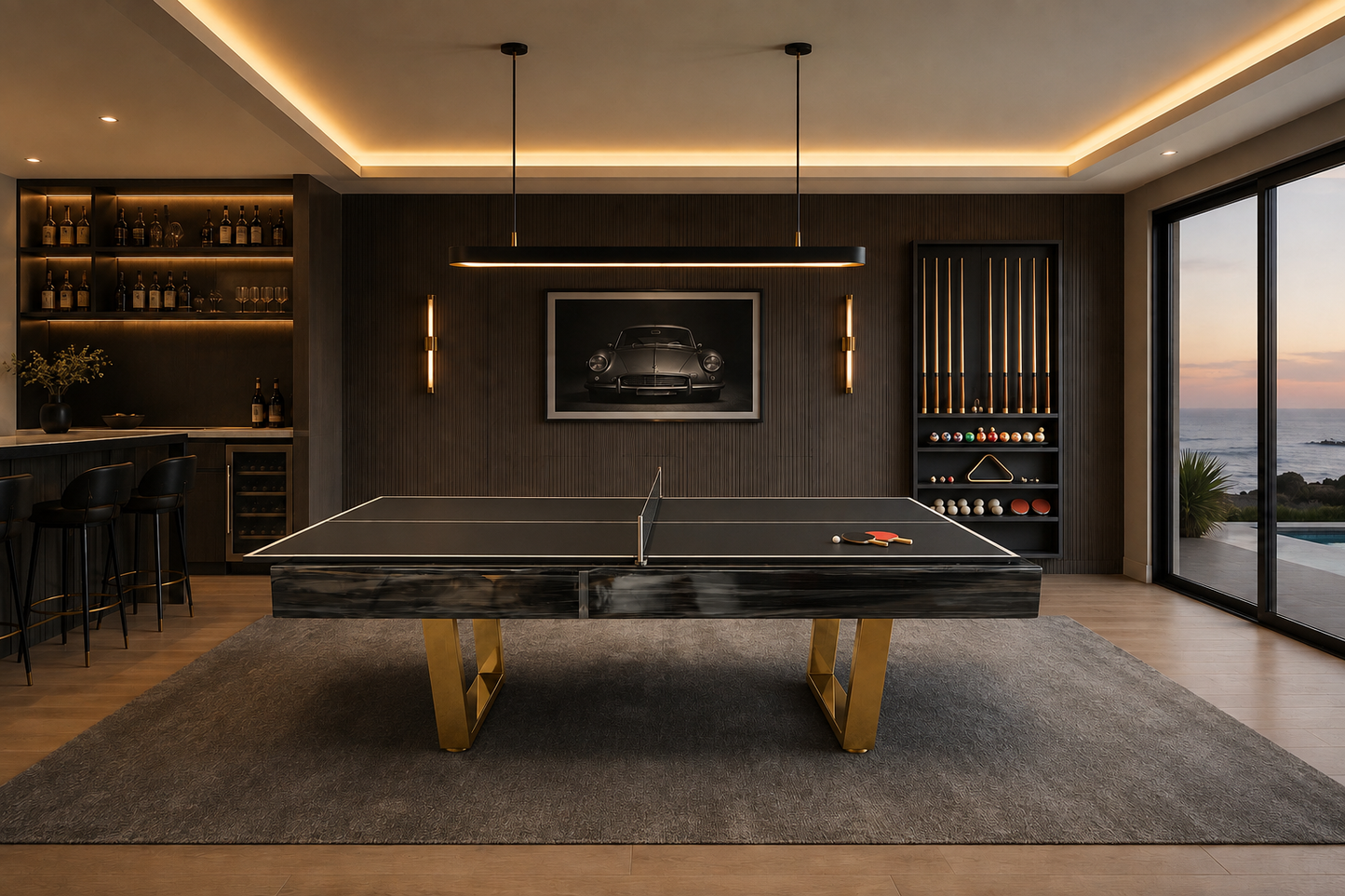 Adam Modern Pool Table