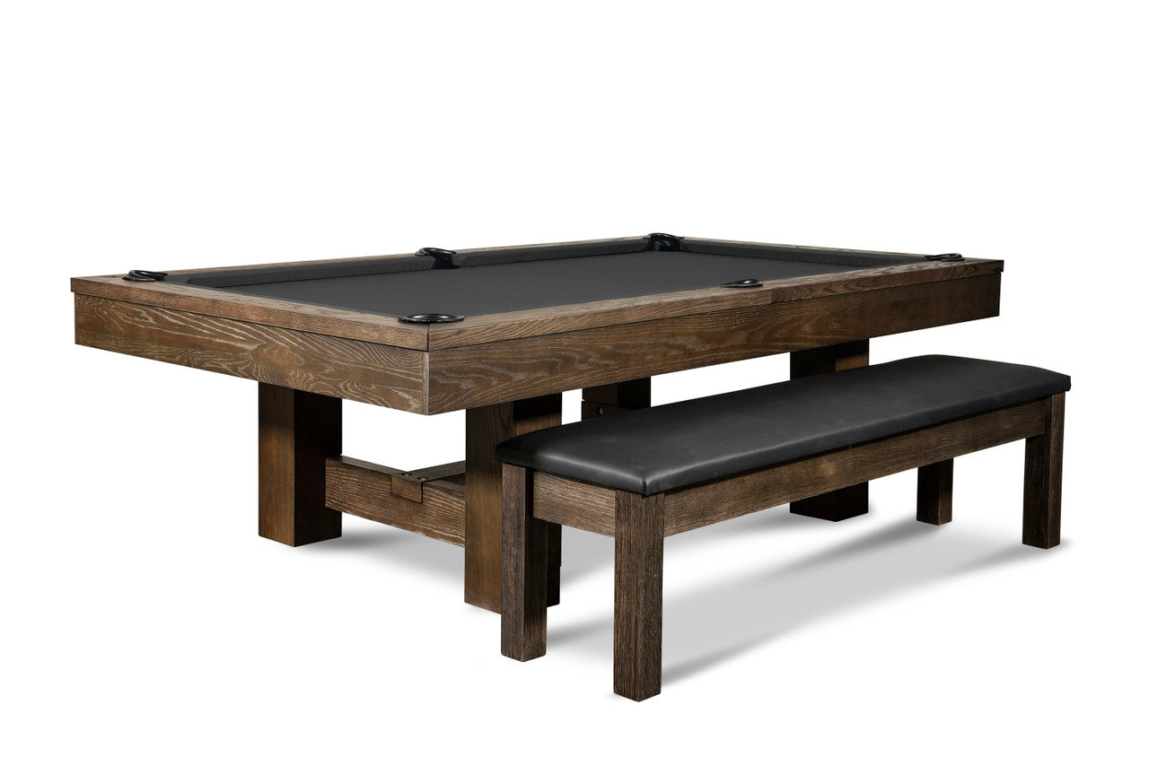 Arrowhead Pool Table Brown Wash