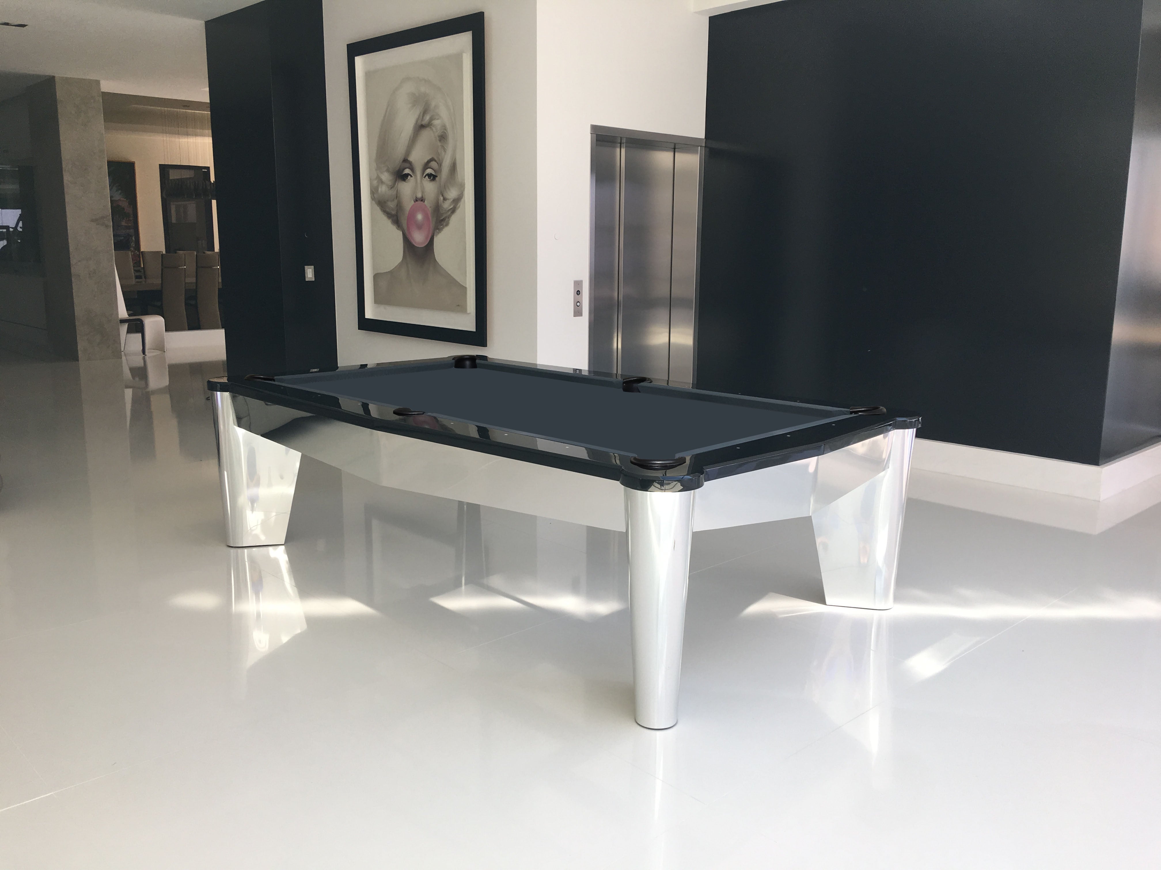 Modern Pool Tables - B A Billiards Custom Modern Tables USA Made
