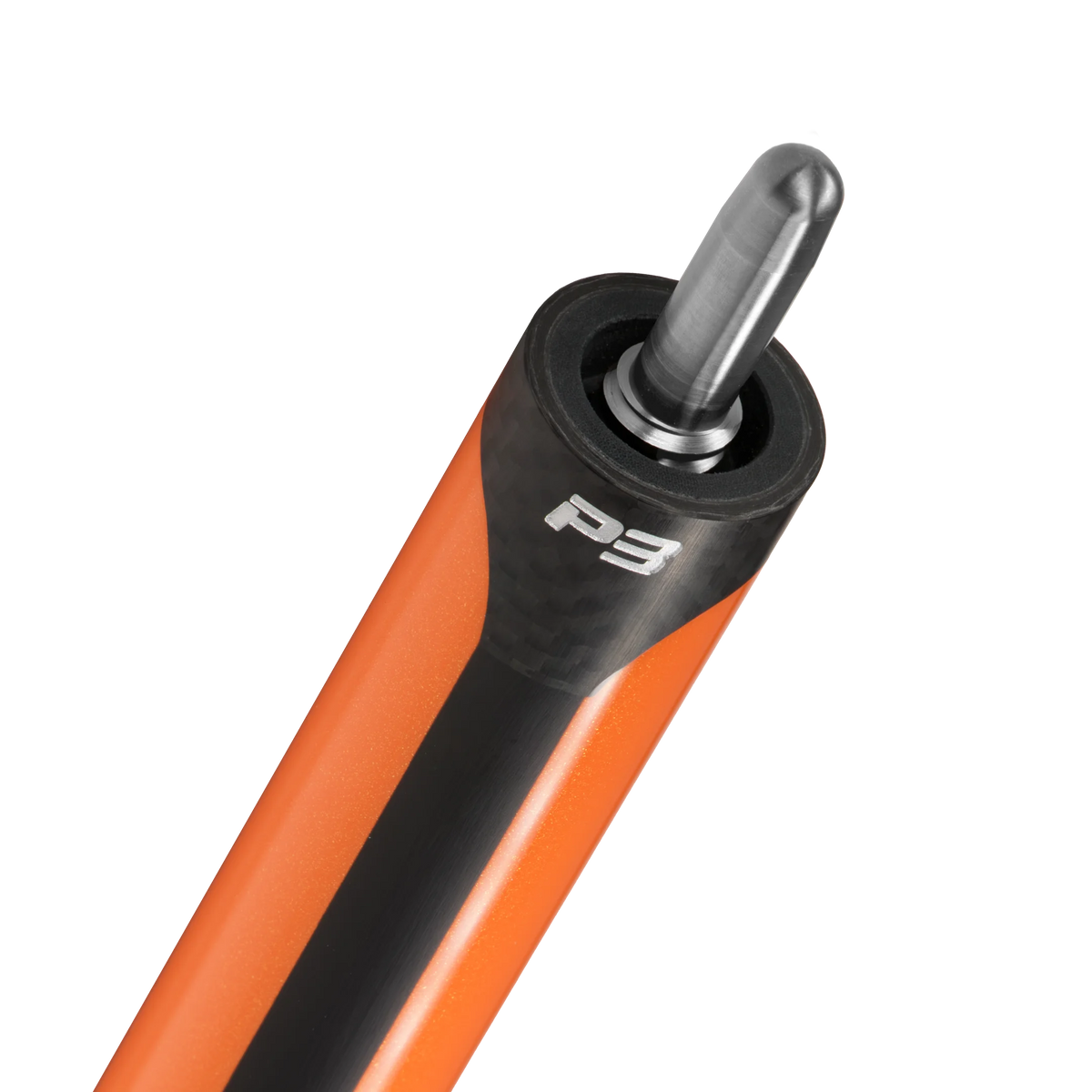 Predator P3 Flare Orange Pool Cue - Leather Luxe Wrap