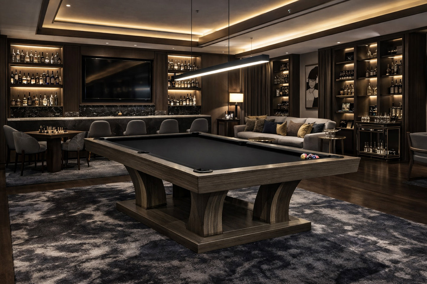 Beckner Modern Pool Table