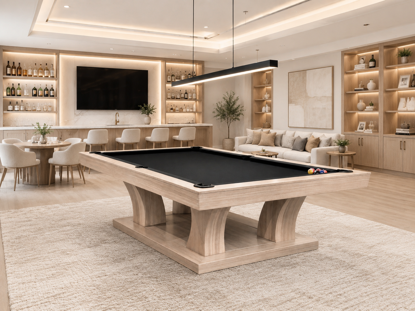 Beckner Modern Pool Table