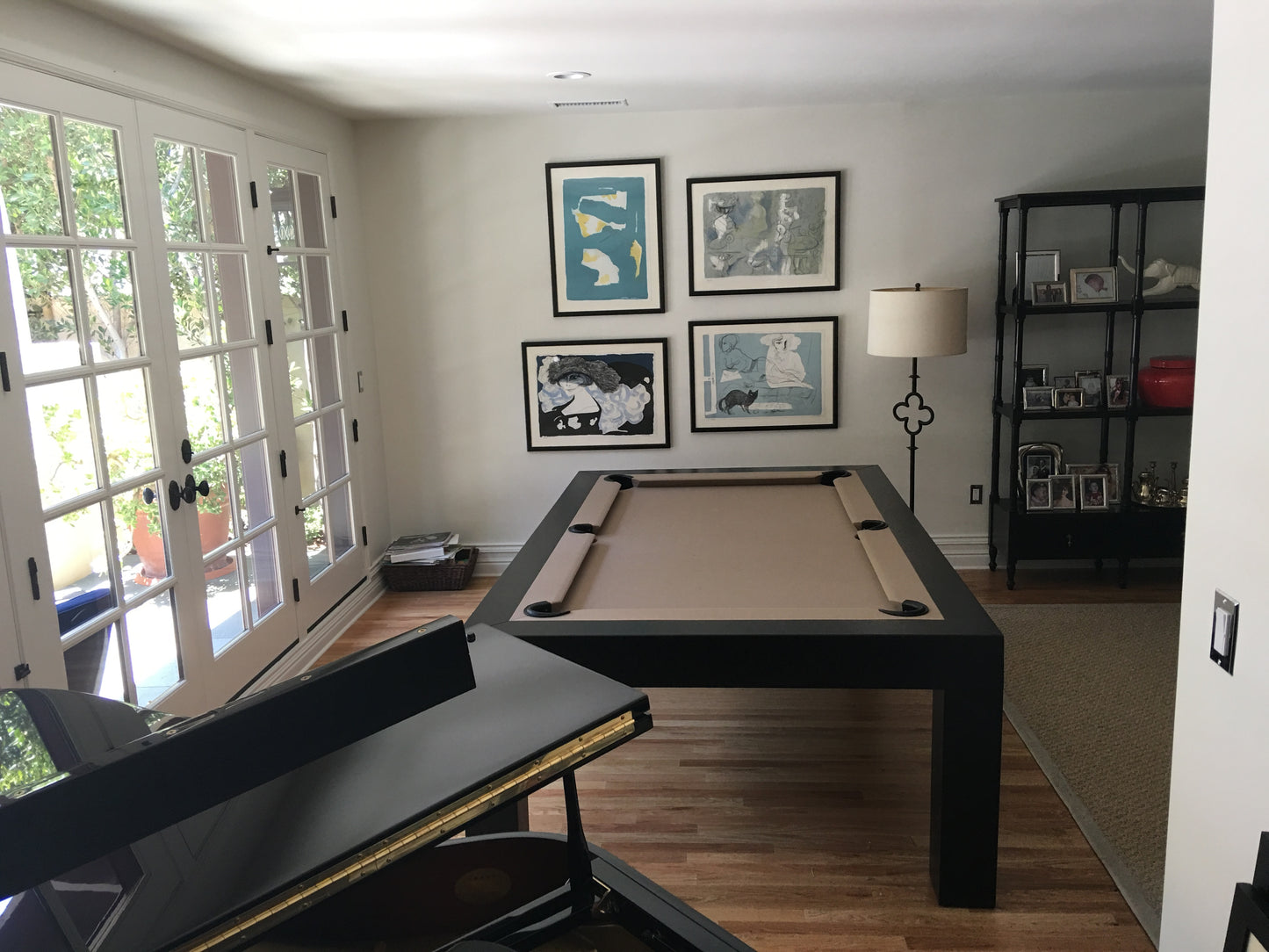 Bellagio Pool Table Black Maple