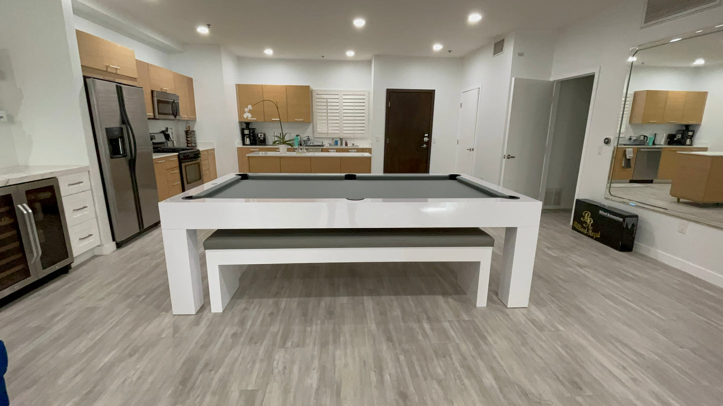 Bellagio Pool Table White