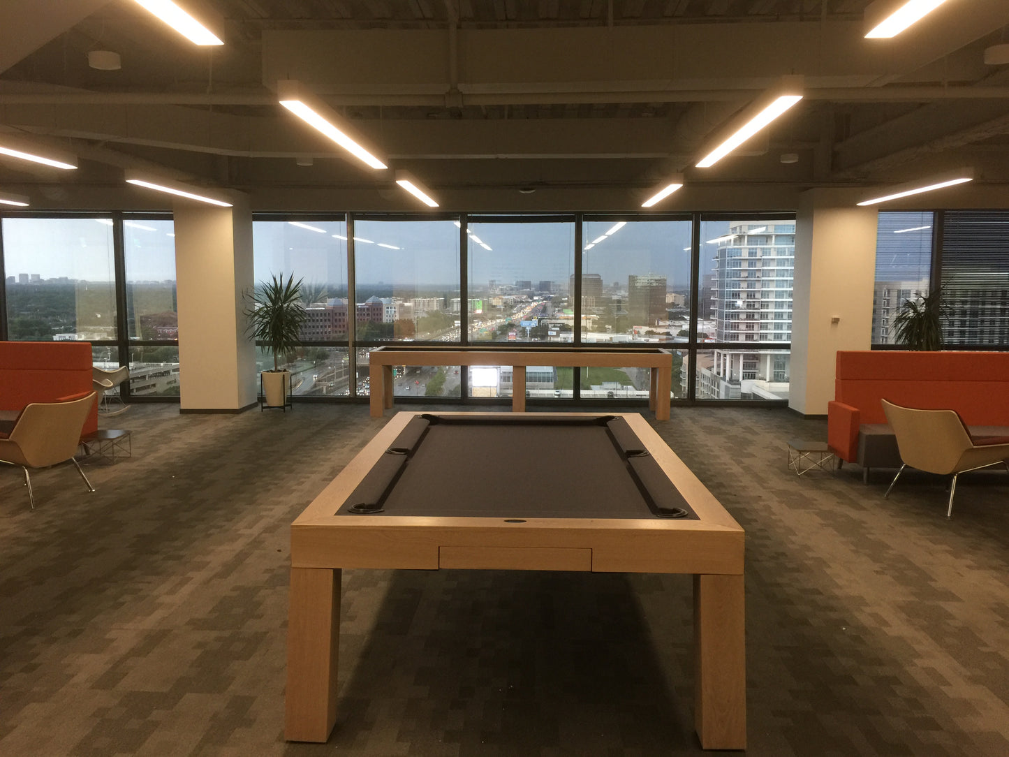 Bellagio Pool Table White Wash