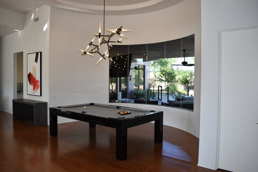 Bellagio Pool Table Black Piano Finish