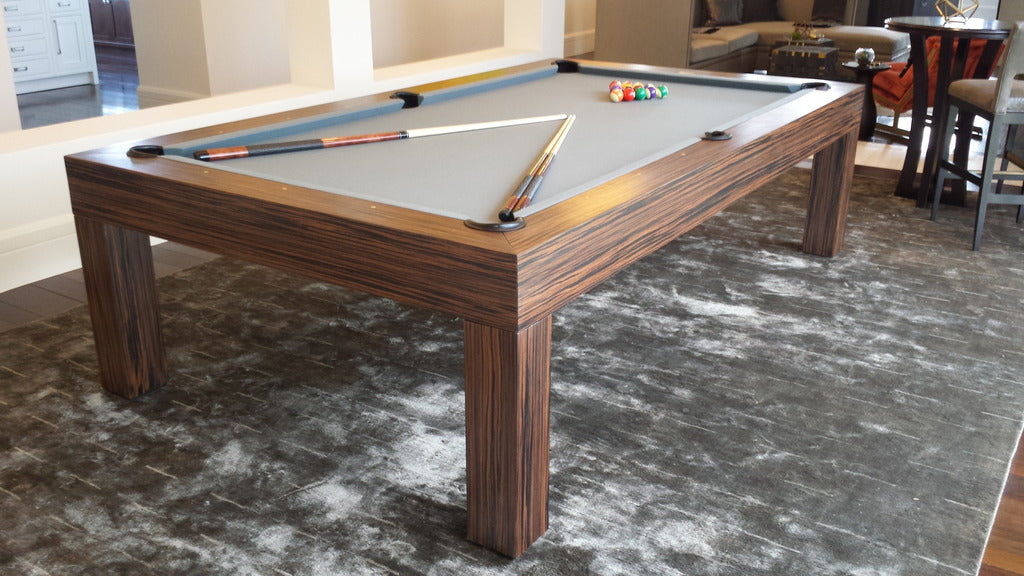 Bellagio Pool Table Macassar - Modern Pool Table - B A Billiards