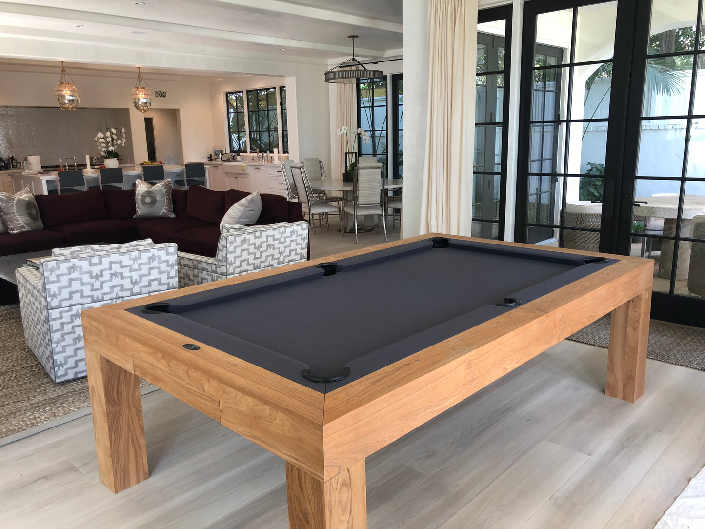 Bellagio Pool Table Teak