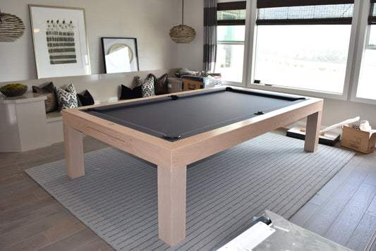 Bellagio Pool Table White Wash