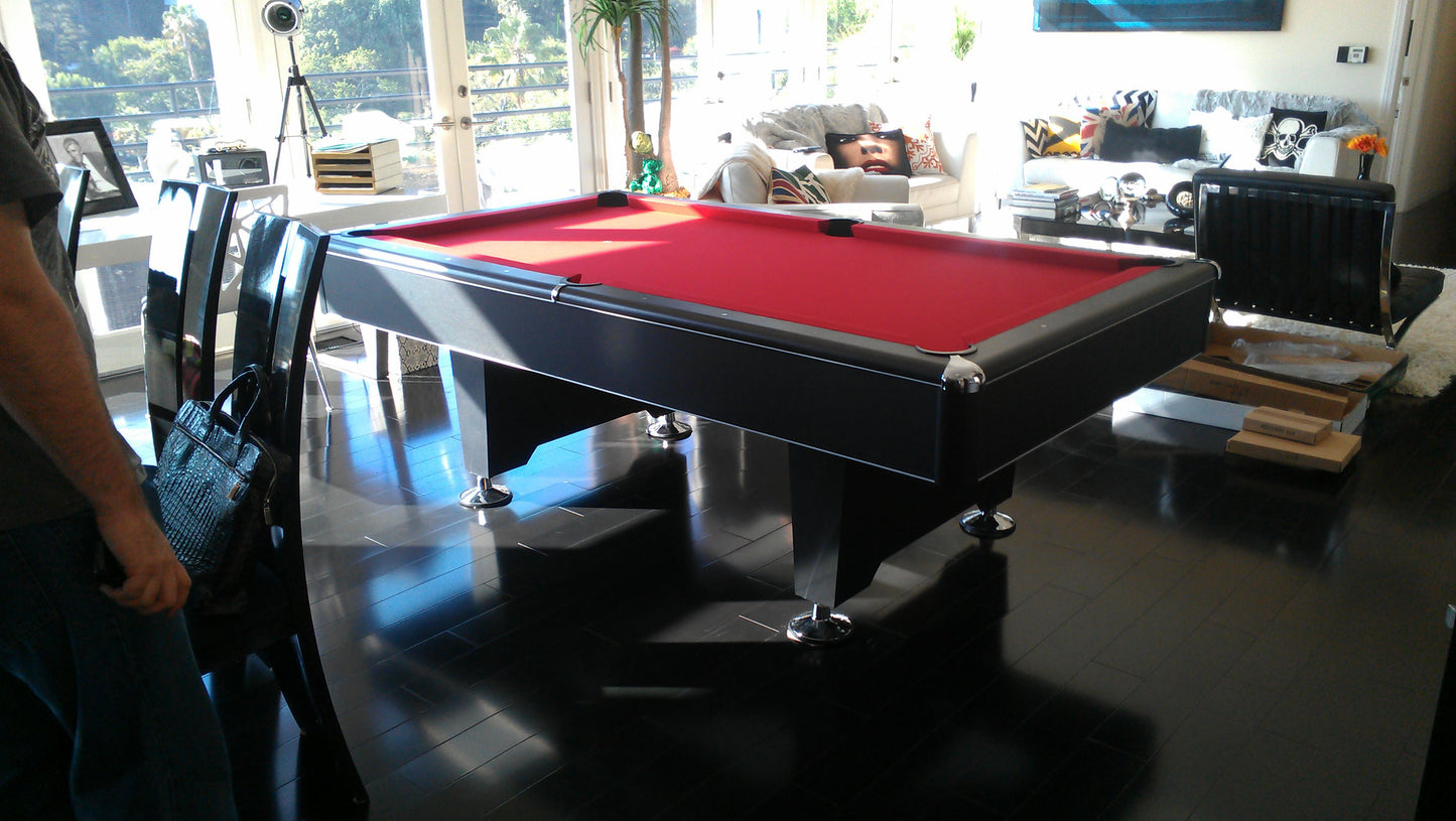 Black Night Pool Table