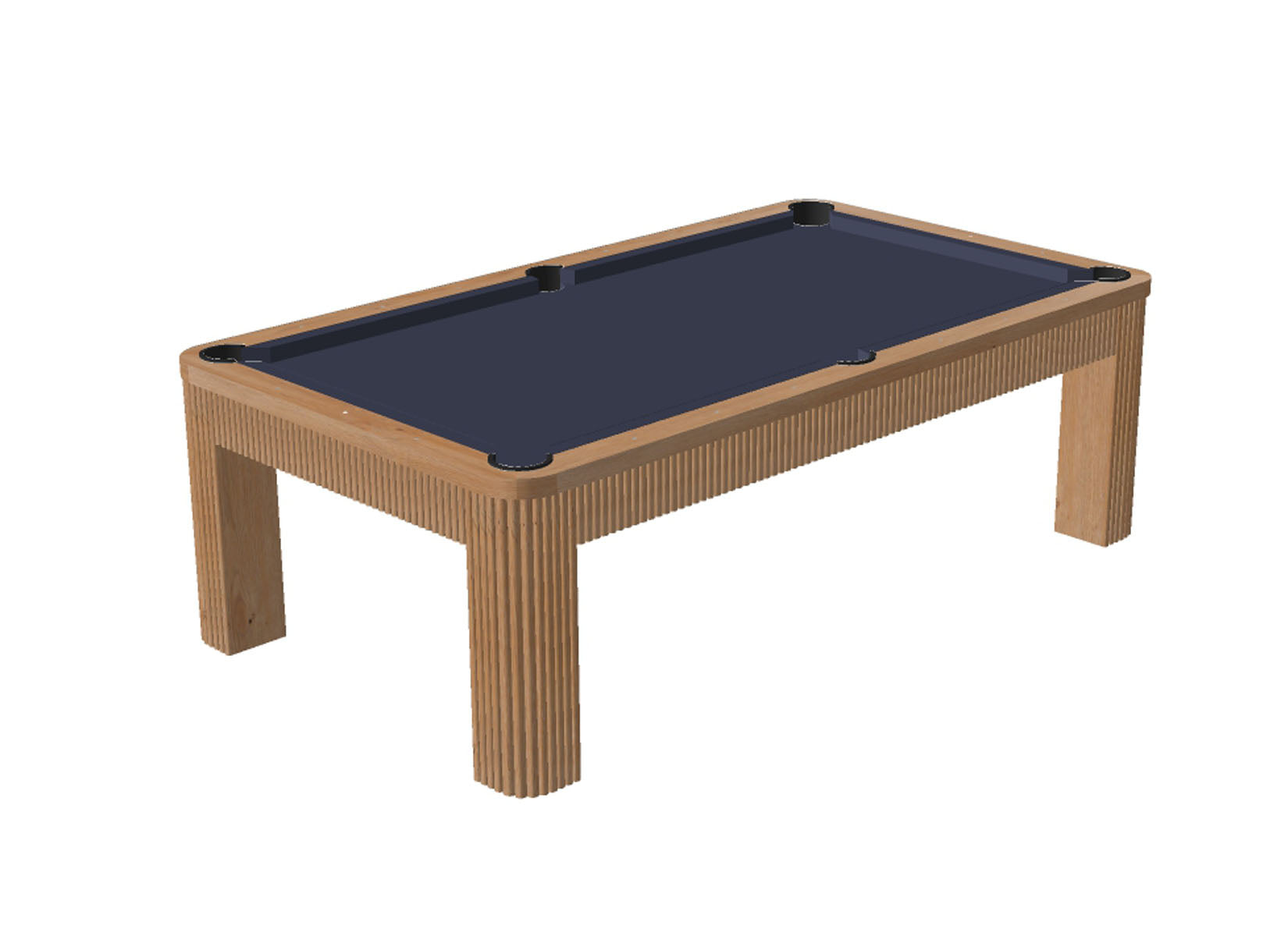 Belmont Pool Table Natural Oak - Modern Pool Table - B A Billiards