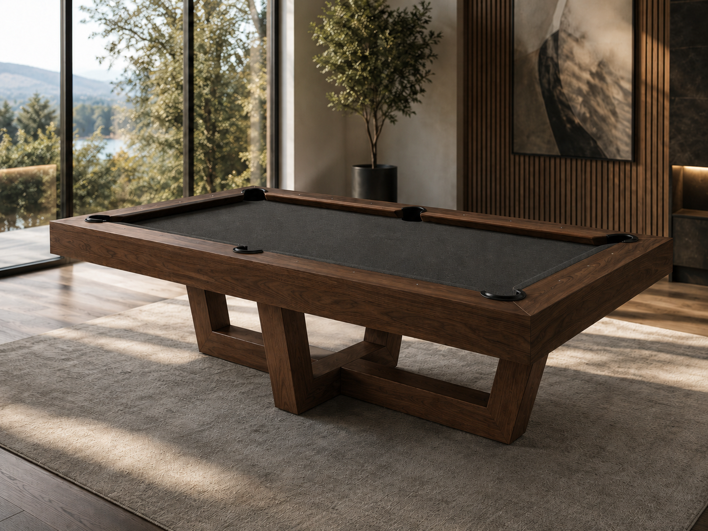Cross Modern Pool Table