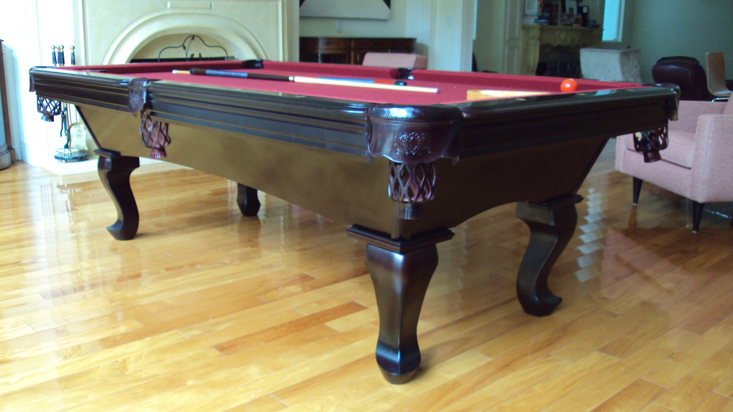 "SOLD " Used 8ft Philip Queen Pool Table