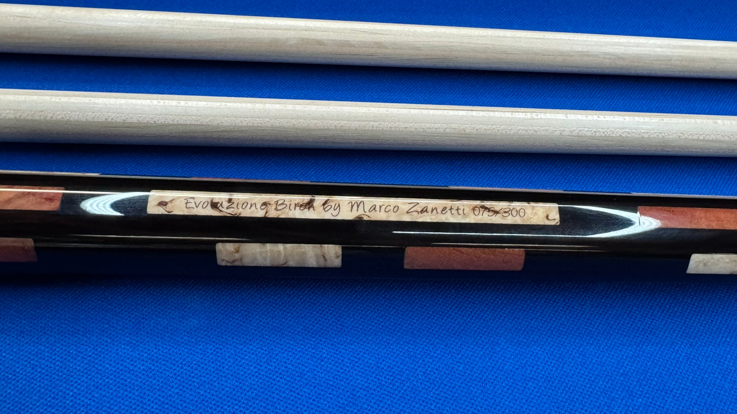 Evoluzione Birch Carom Cue Longoni