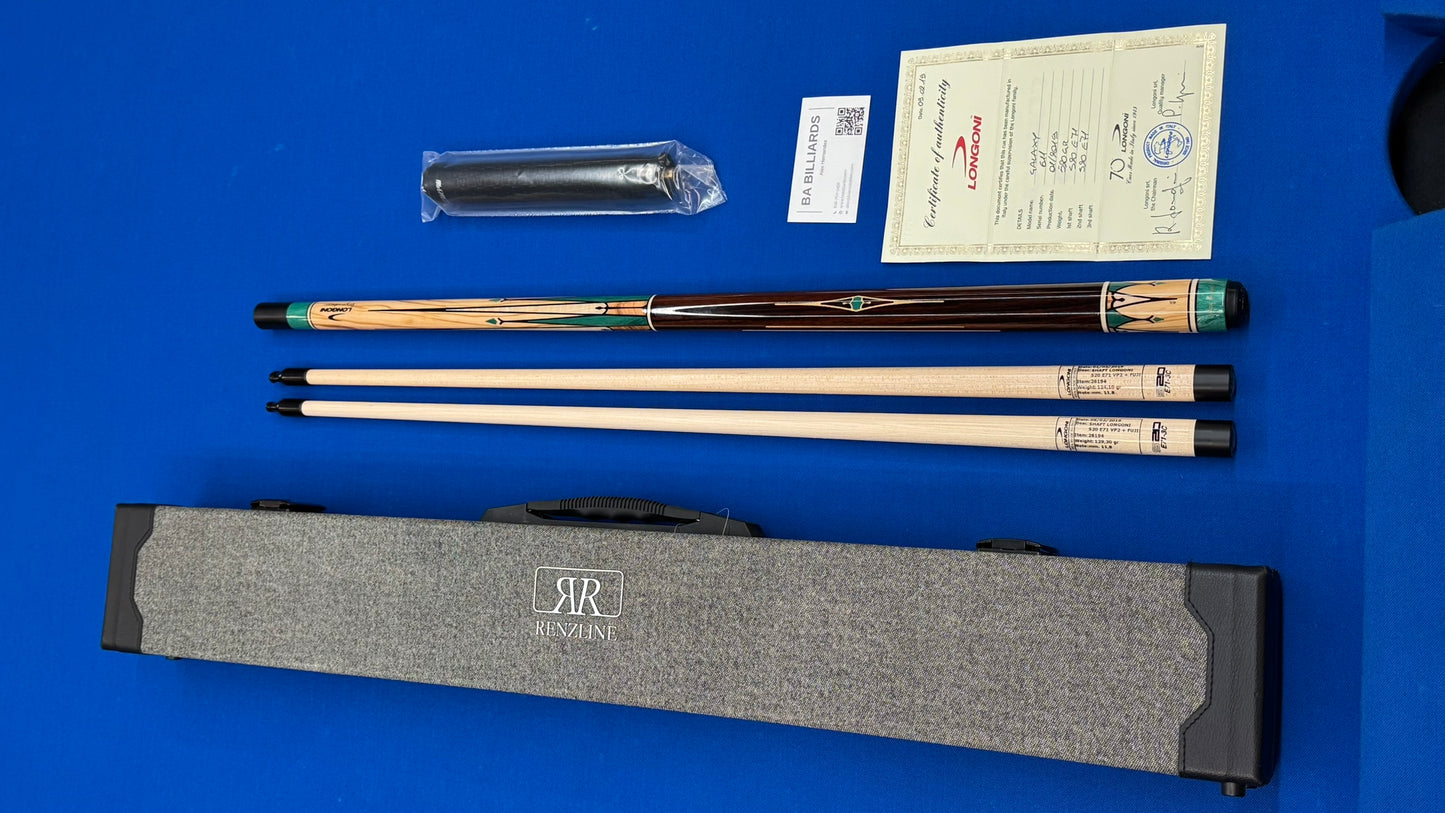 Galaxy Ebony Carom Cue Longoni