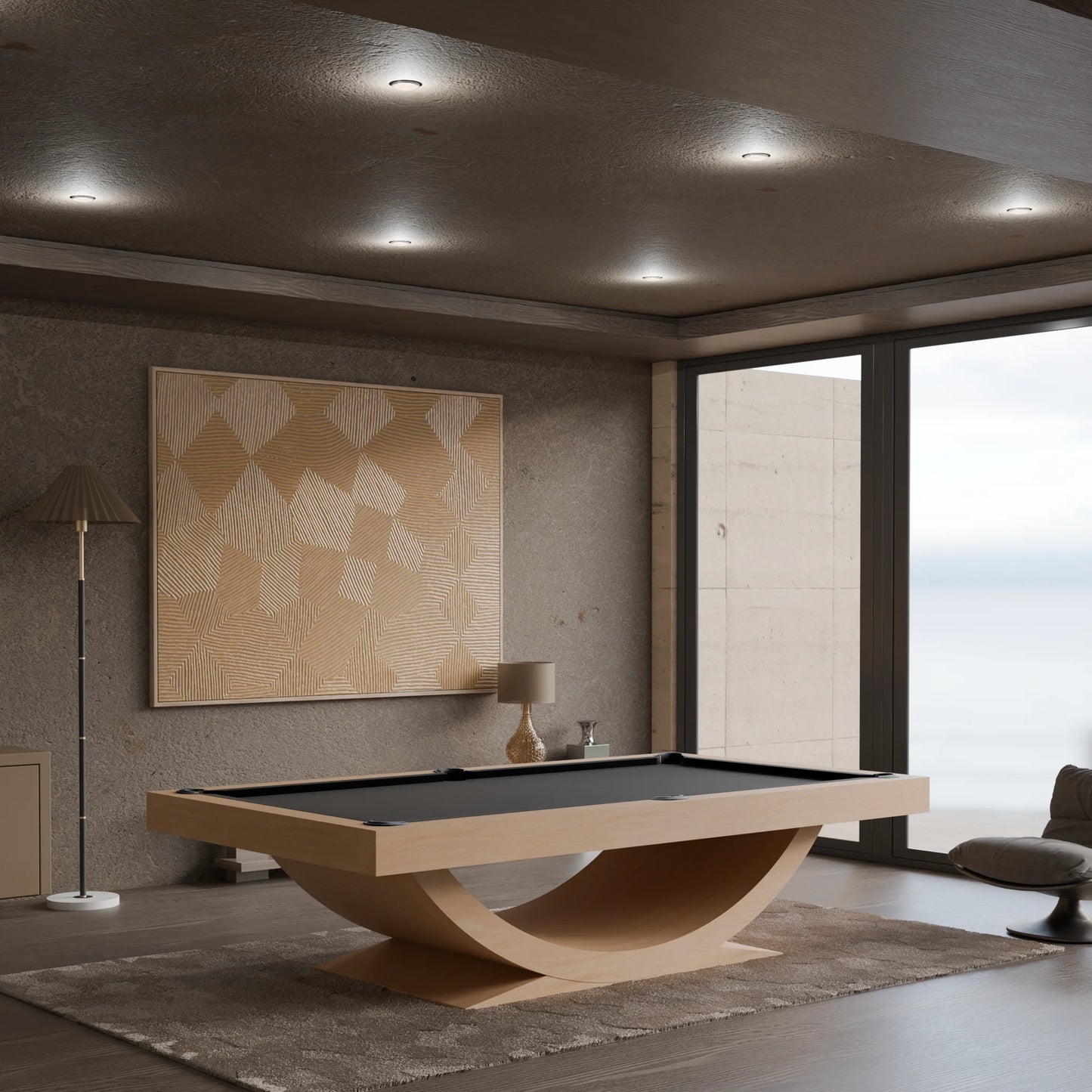 Halo Pool Table Square Rails