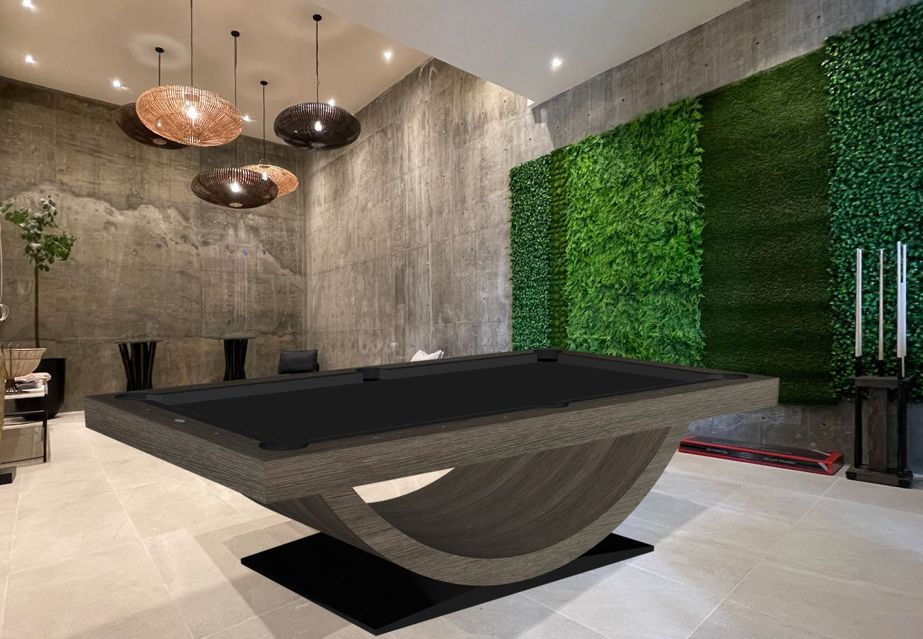 Halo Pool Table Square Rails