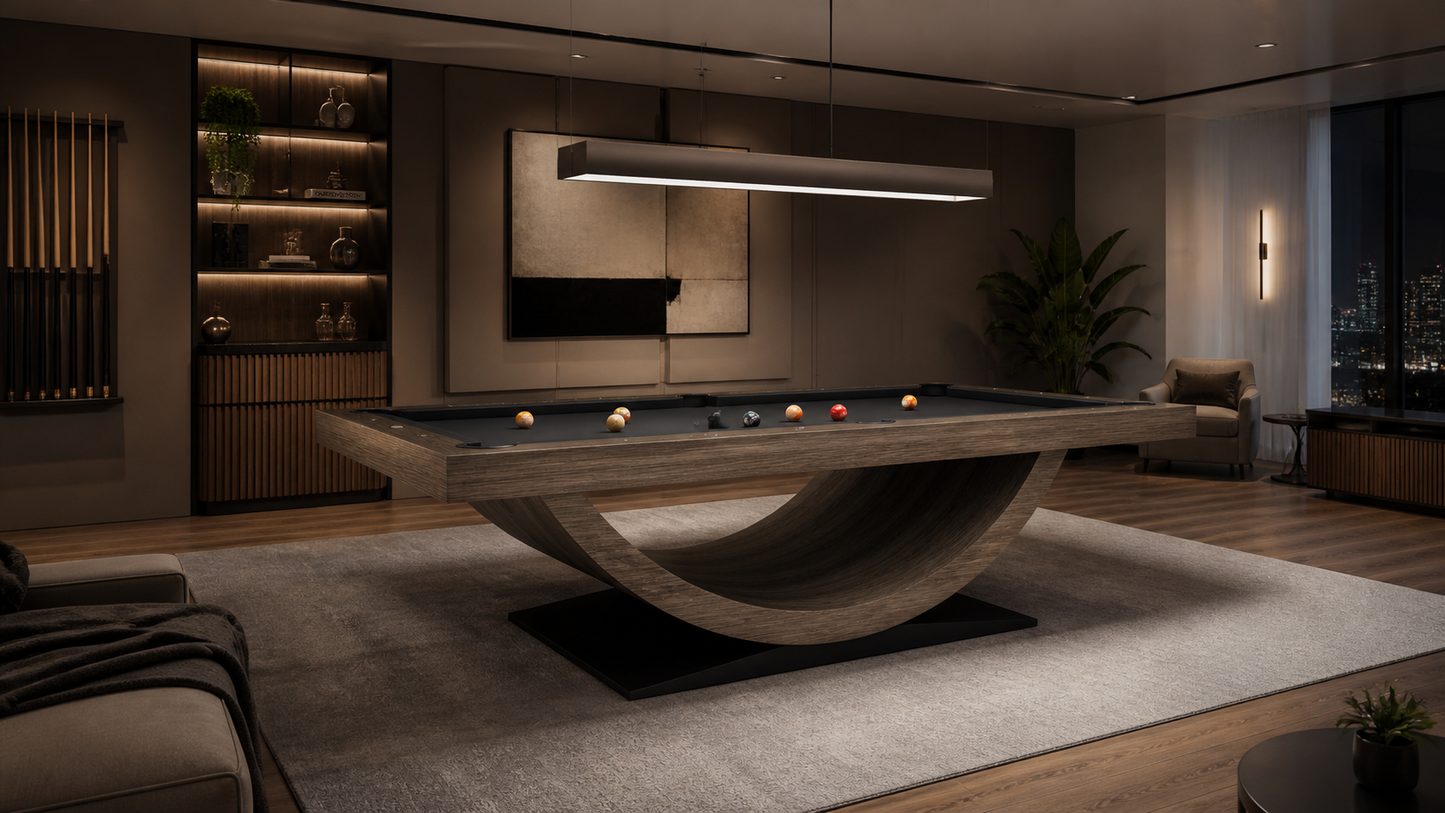 Halo Pool Table Square Rails