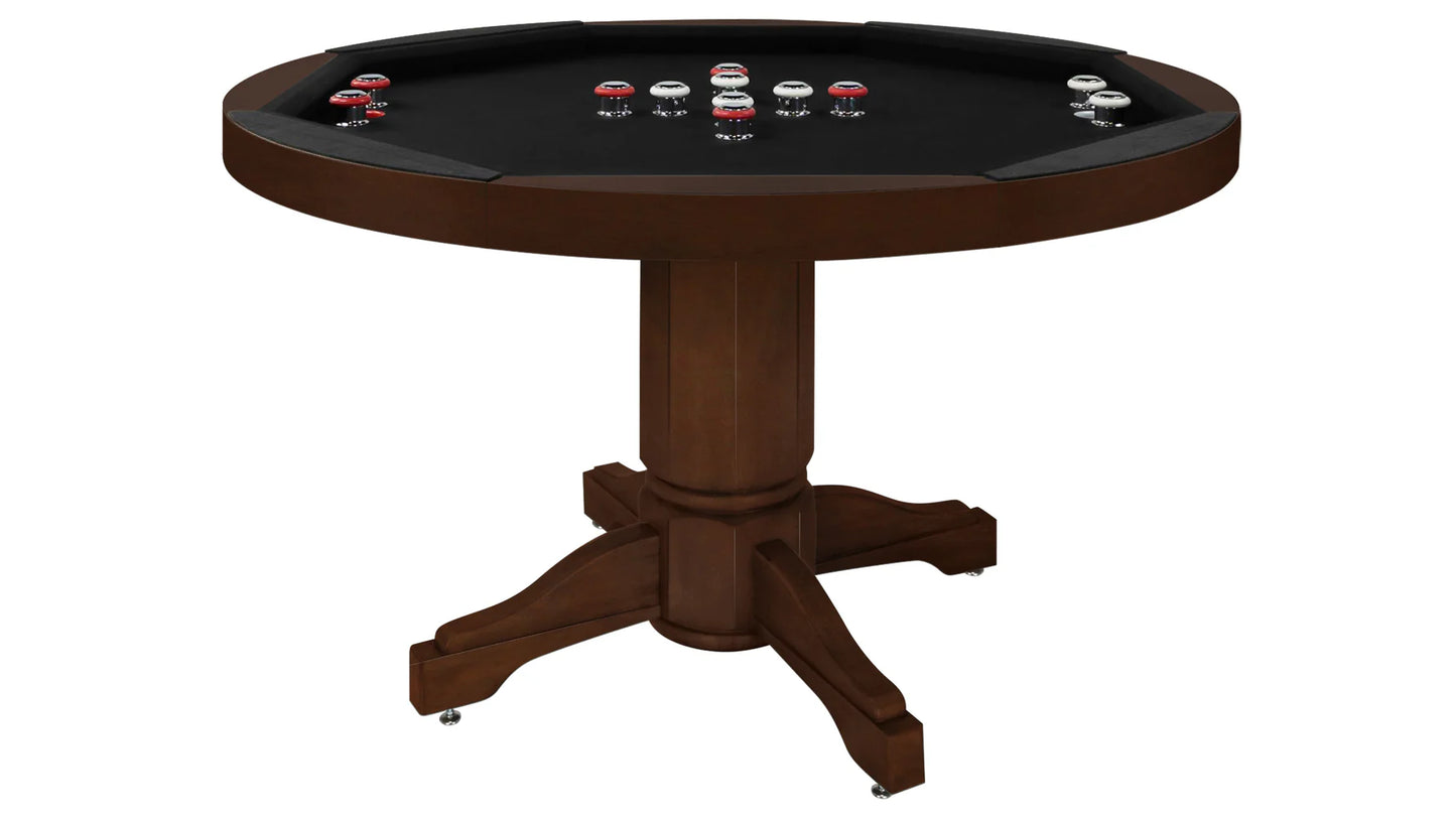 Heritage Poker 3 in 1 Game Table With Bumper Pool