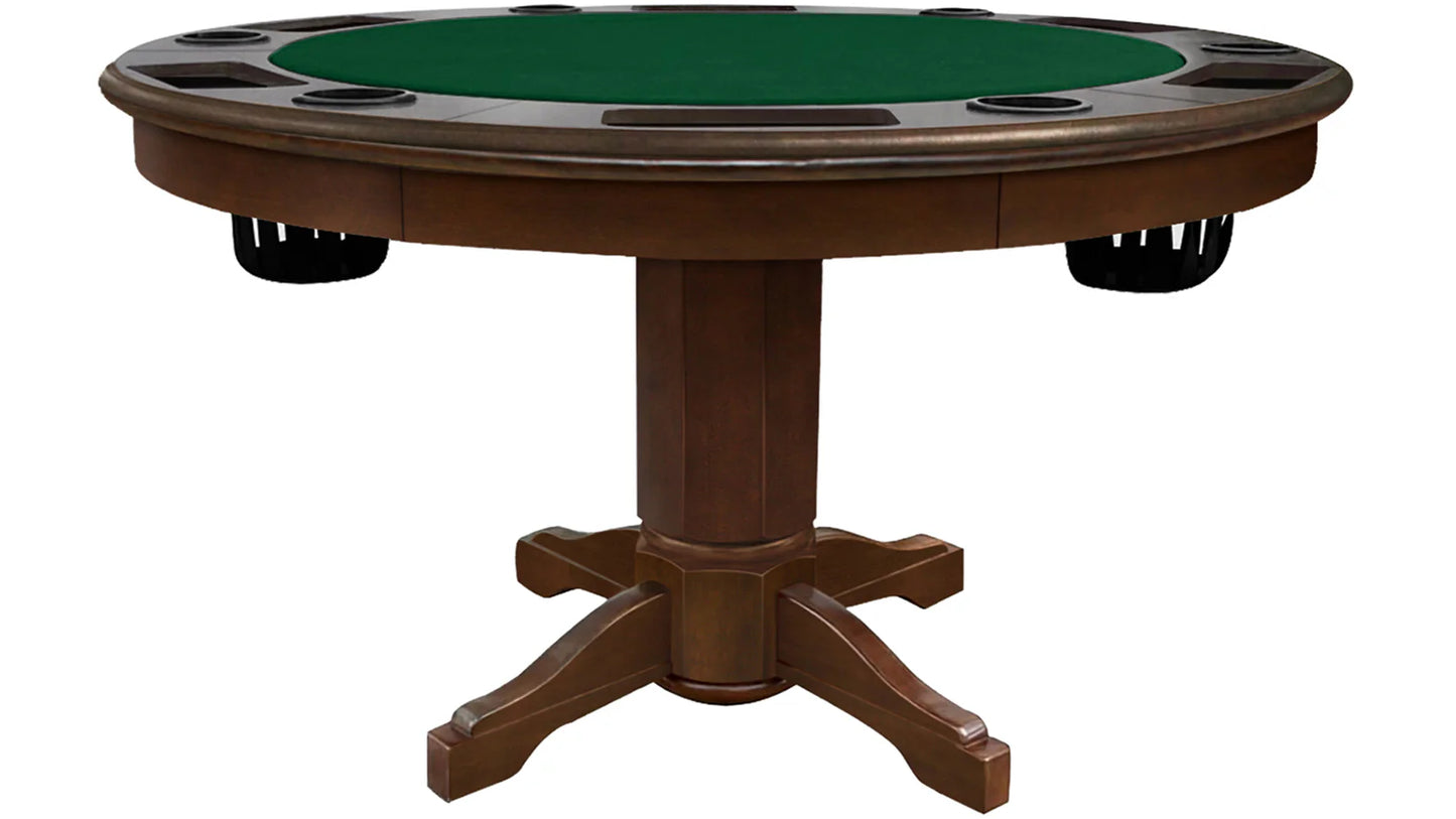 Heritage Poker 3 in 1 Game Table With Bumper Pool