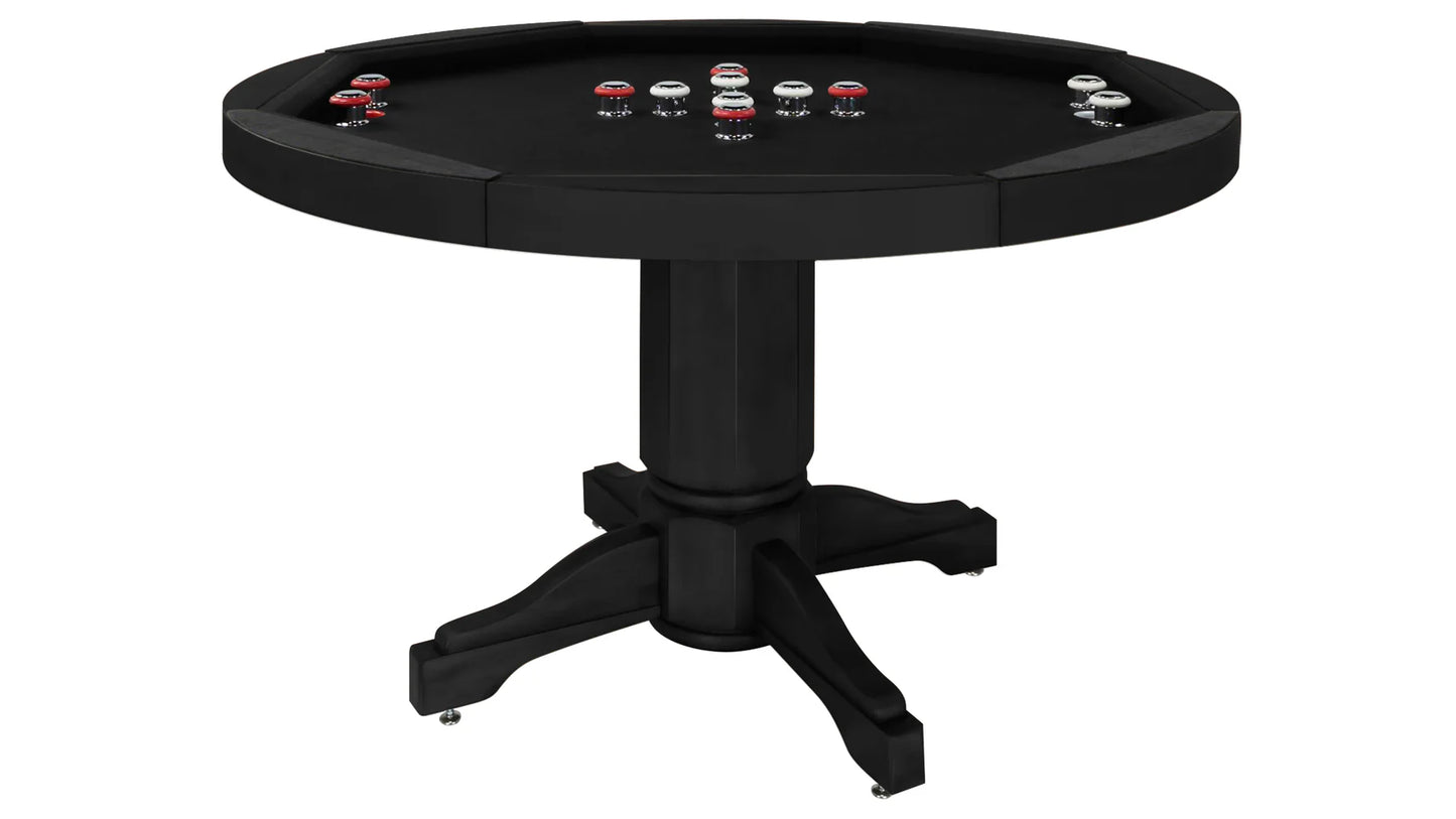 Heritage Poker 3 in 1 Game Table With Bumper Pool