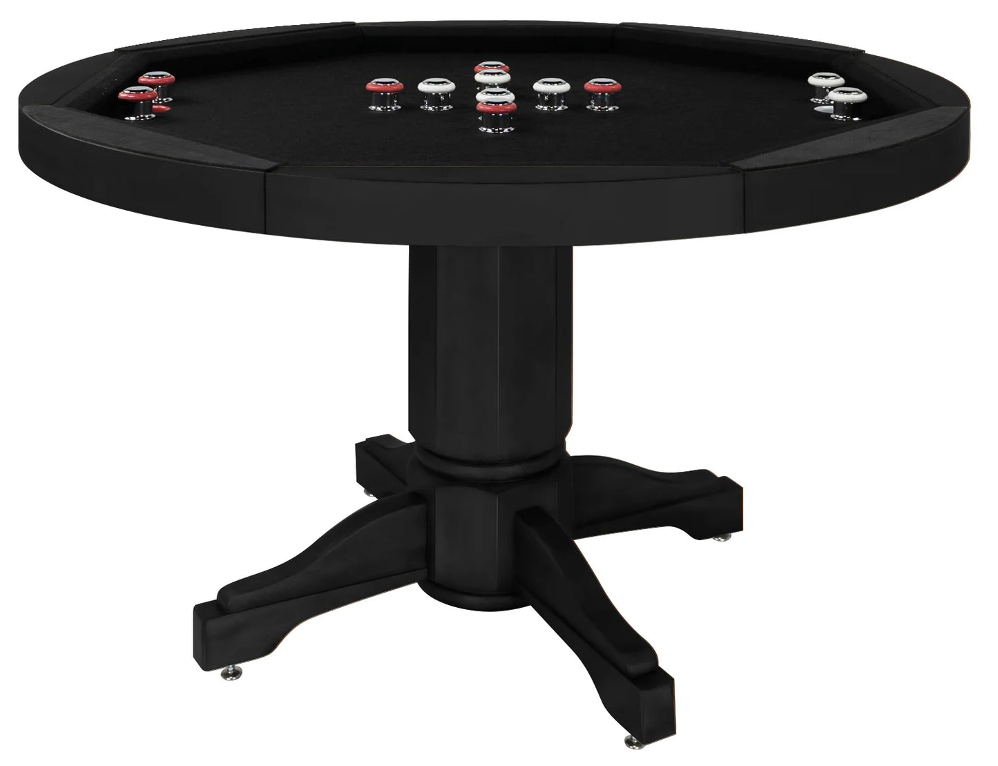 Heritage Poker 3 in 1 Game Table With Bumper Pool