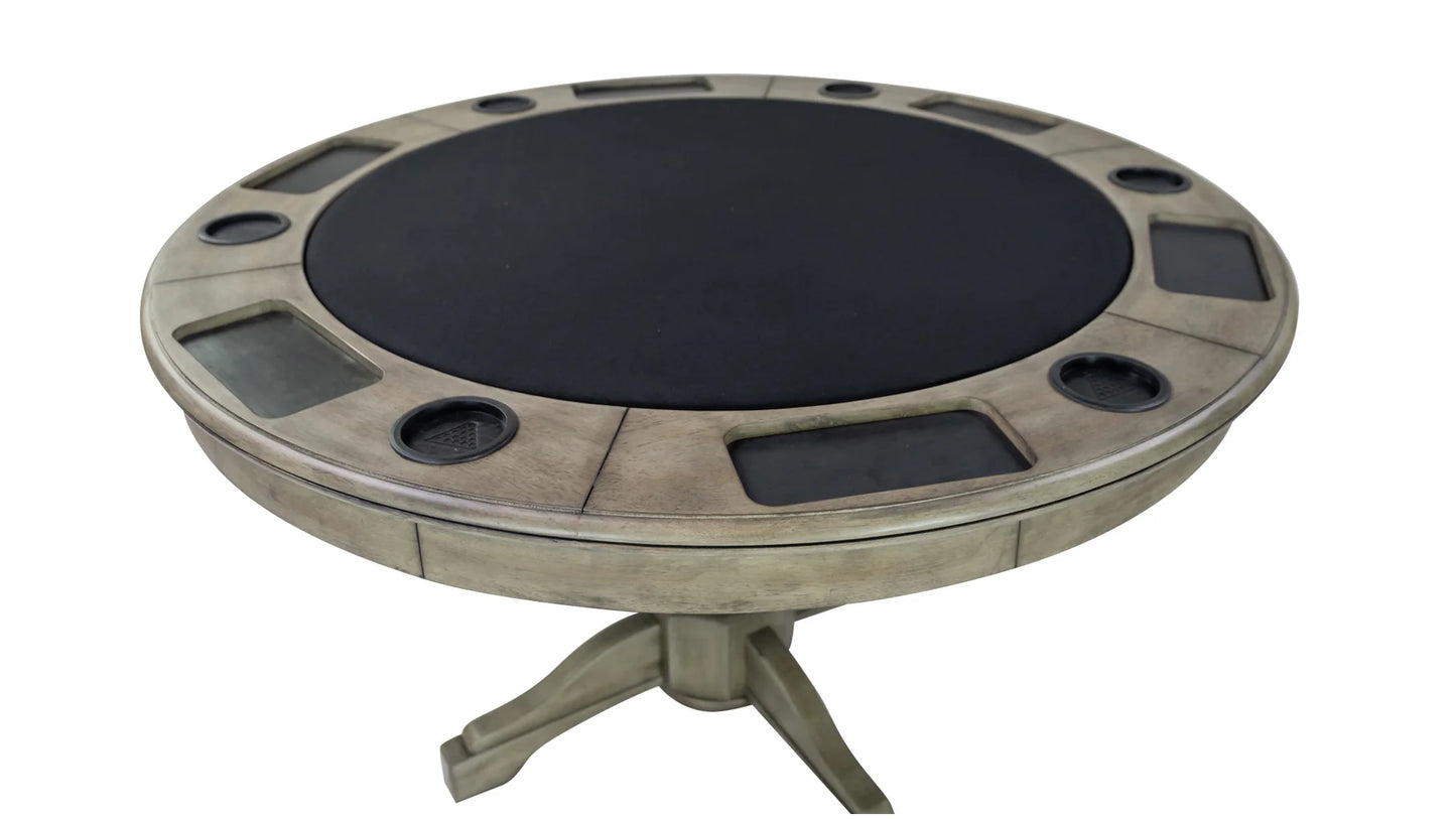 Heritage Poker 3 in 1 Game Table With Bumper Pool
