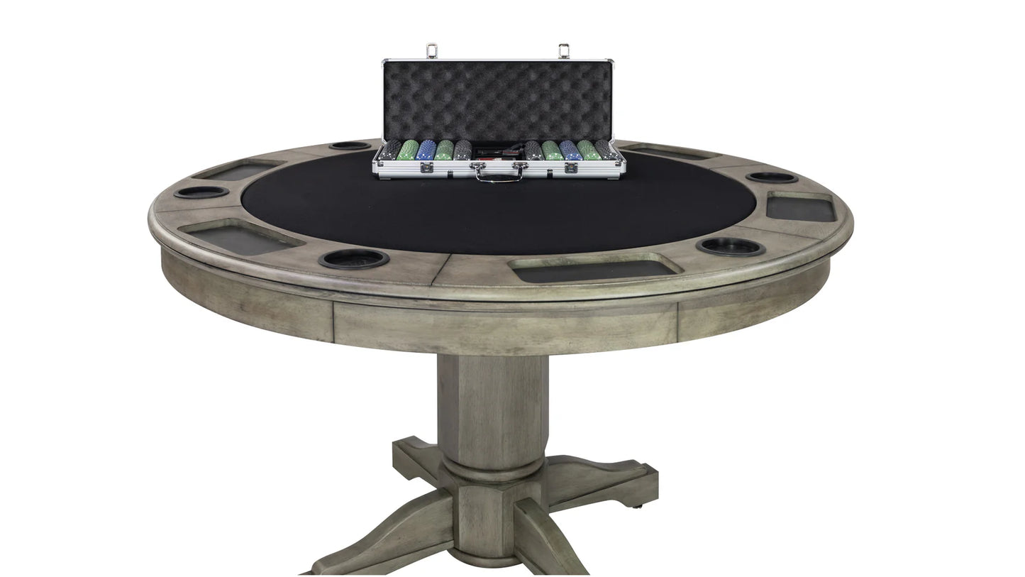 Heritage Poker 3 in 1 Game Table With Bumper Pool