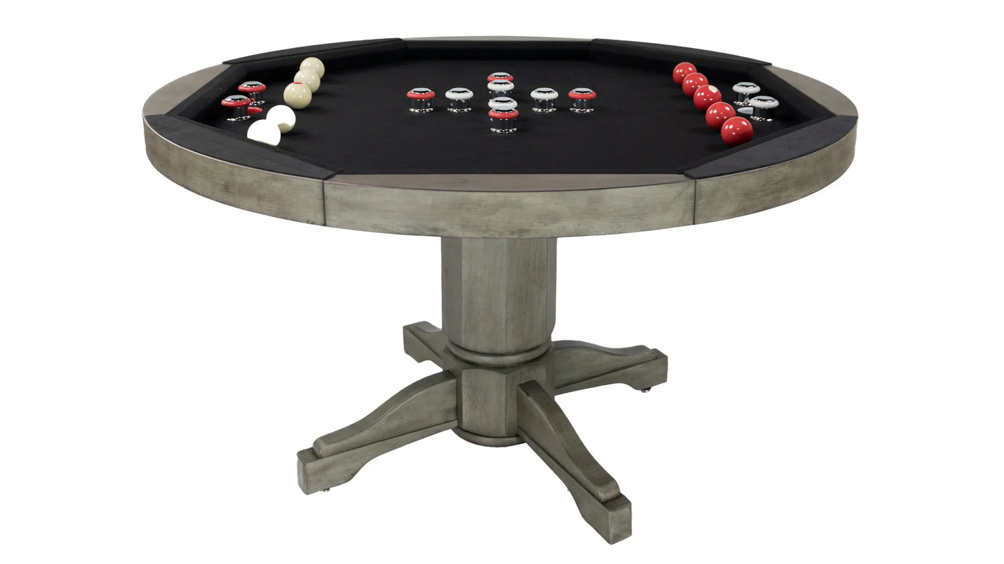 Heritage Poker 3 in 1 Game Table With Bumper Pool