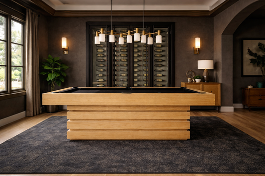 Hermosa Pool Table White Oak