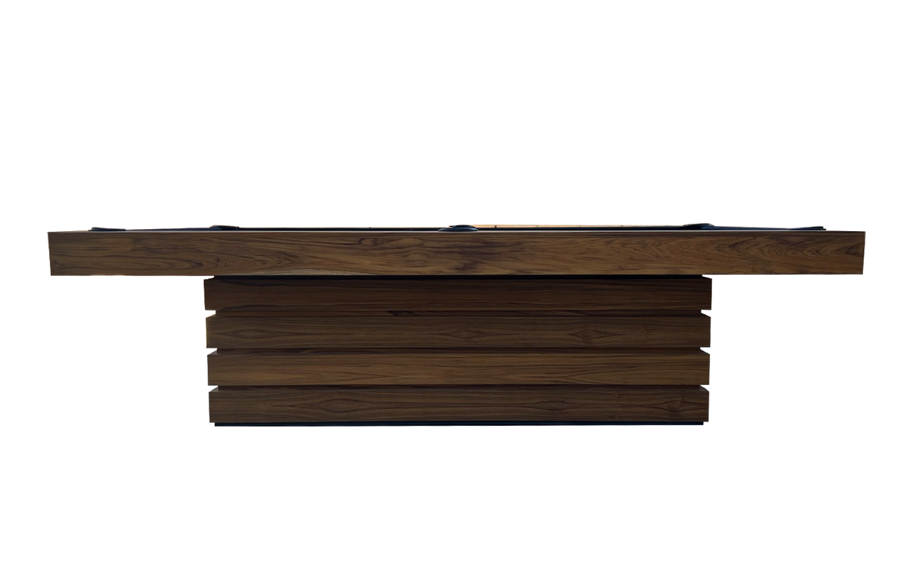 Hermosa Pool Table Teak Wood