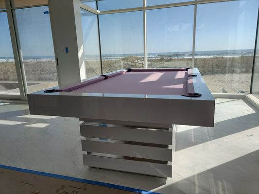 Hermosa Pool Table White